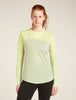 Womens Merino Blend 125 Cool-Lite™ Sphere L S T-Shirt Colour Block Ashen/Citrine 0A571L