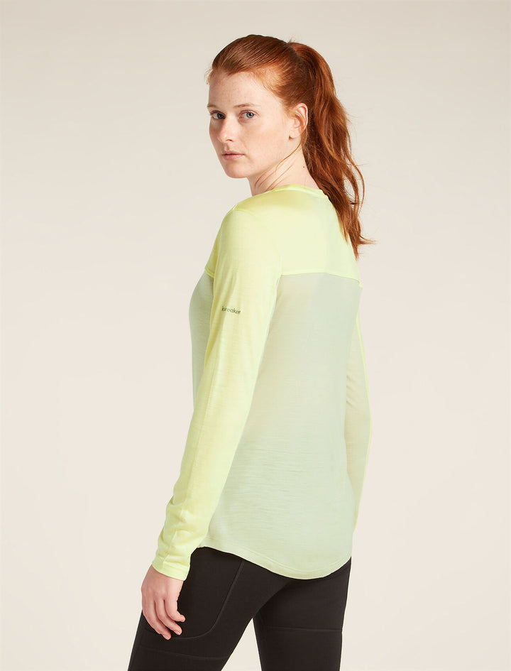 Women's Merino Blend 125 Cool-Lite™ Sphere Long Sleeve T-Shirt Colour Block