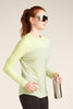 Womens Merino Blend 125 Cool-Lite™ Sphere L S T-Shirt Colour Block Ashen/Citrine 0A571L