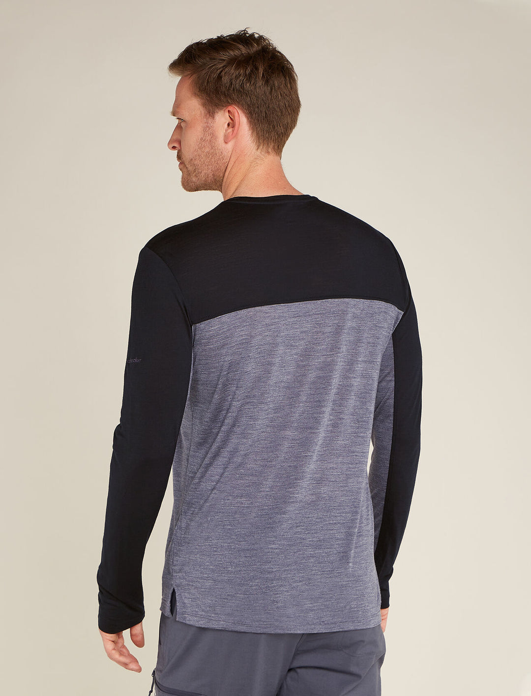 Men's Merino Blend 125 Cool-Lite™ Sphere Long Sleeve T-Shirt Colour Block