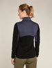 Womens Merino 400 RealFleece™ Descender LS Zip Jacket Graphite Black 0A571P