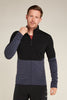 Mens Merino 400 RealFleece™ Descender Long Sleeve Zip Black 0A571Q