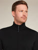 Mens Merino 400 RealFleece™ Descender Long Sleeve Zip Black 0A571Q