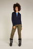 Womens Merino 360 Realfleece™ Elemental Long Sleeve Zip Hoodie Midnight Navy 0A571T