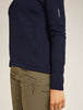 Womens Merino 360 Realfleece™ Elemental Long Sleeve Zip Hoodie Midnight Navy 0A571T