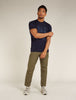 Mens Merino 150 Tech Lite SS T-Shirt Camp Essentials Midnight Navy 0A571X