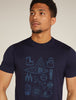 Mens Merino 150 Tech Lite SS T-Shirt Camp Essentials Midnight Navy 0A571X