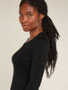 Womens Merino 260 Tech Long Sleeve Scoop Thermal Top Black 0A5727