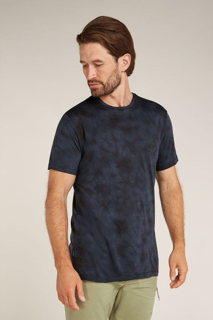 Mens Merino Blend 125 Cool-Lite™ Sphere SS T-Shirt Cloud Dye Graphite/Black 0A572P