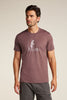 Mens Merino 150 Tech Lite Short Sleeve T-Shirt Polar Paddle Carob 0A572X