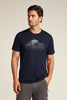Mens Merino 150 Tech Lite Short Sleeve T-Shirt Rising Light Midnight Navy 0A572Z