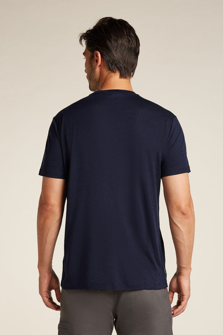 Mens Merino 150 Tech Lite Short Sleeve T-Shirt Rising Light Midnight Navy 0A572Z