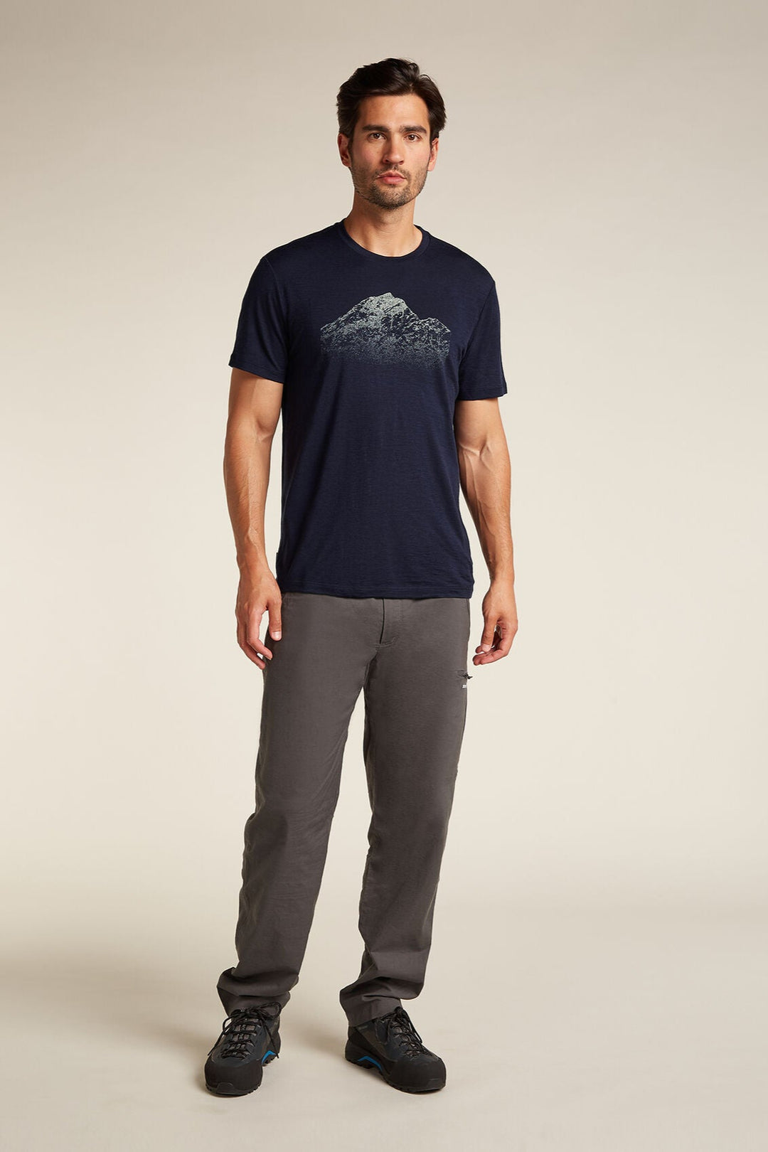 Mens Merino 150 Tech Lite Short Sleeve T-Shirt Rising Light Midnight Navy 0A572Z