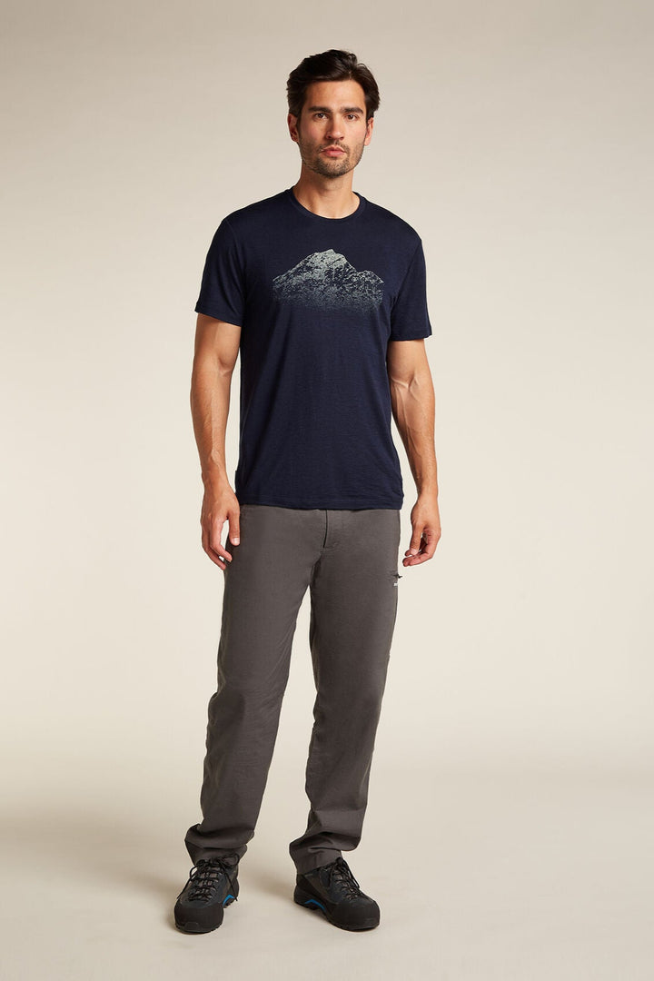 Mens Merino 150 Tech Lite Short Sleeve T-Shirt Rising Light Midnight Navy 0A572Z