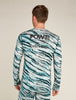 Mens Merino 200 Oasis LS Crewe Thermal Top POW AOP Snow 0A5733