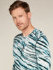 Mens Merino 200 Oasis LS Crewe Thermal Top POW AOP Snow 0A5733