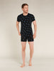 Mens Merino 150 Anatomica Boxers Snow Day Black 0A5734