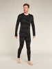 Mens Merino 260 Vertex LS Crewe Thermal Top Snow Guide Black/Galaxy 0A5737