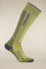 Womens Merino Ski+ Light Over The Calf Socks Olive/Obsisian  0A573U