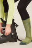 Womens Merino Ski+ Light Over The Calf Socks Olive/Obsisian  0A573U