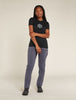 Womens Merino 150 Tech Lite SS T-Shirt POW Black  0A5747