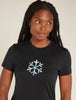 Womens Merino 150 Tech Lite SS T-Shirt POW Black  0A5747