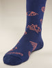 Womens Merino Lifestyle Ultralight Crew Socks Camp Essential Royal/Tangerine 0A574D