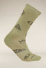 Mens Merino Lifestyle Ultralight Crew Socks Camp Essentials Lichen/Bittersweet 0A574E