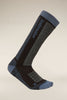 Kids' Merino Ski+ Medium Over The Calf Socks Black/Dawn 0A574F