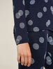 Womens Merino 260 Vertex LS Crewe Thermal Top Falling Flakes Midnight Navy /Snow 0A574L