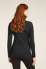 Womens Merino 200 Oasis Long Sleeve Crewe  Mountain Pulse Black 0A574V