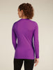Womens Merino 200 Oasis Long Sleeve Crewe  Mountain Pulse Passion 0A574V