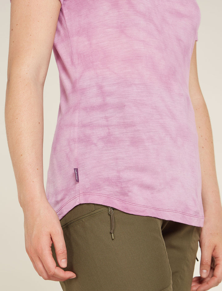 Womens Merino Blend 125 Cool-Lite™ Sphere SS T-Shirt Cloud Dye