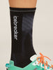 Womens Merino Blend Run+ Ultralight Crew Socks Cloud Dye Graphite/Black  0A575N