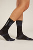 Womens Merino Blend Run+ Ultralight Crew Socks Cloud Dye Graphite/Black  0A575N