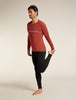 Mens Merino 200 Oasis Long Sleeve Crewe Jasper 0A5761