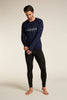 Mens Merino 200 Oasis Long Sleeve Crewe Midnight Navy 0A5761