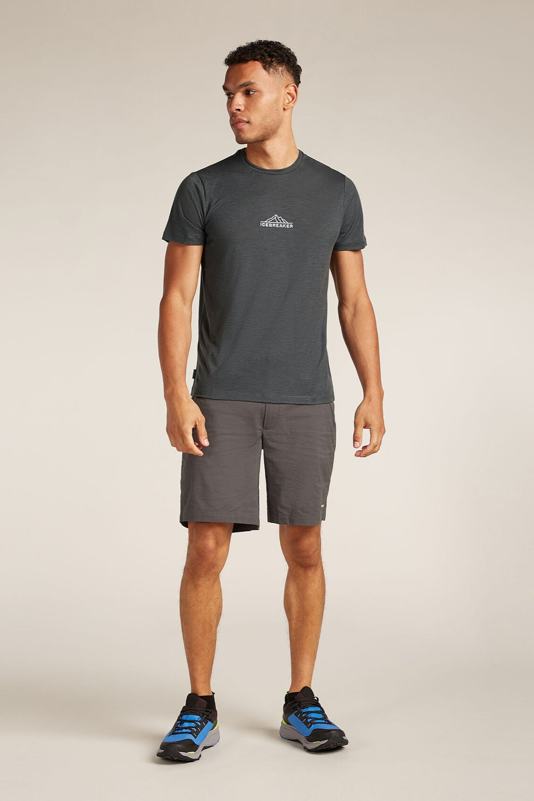 Mens Merino 150 Tech Lite Short Sleeve T-Shirt Road To Cook Obsisian 0A576F