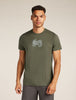 Mens Merino 150 Tech Lite Short Sleeve T-Shirt Adventure Ride Loden 0A576I