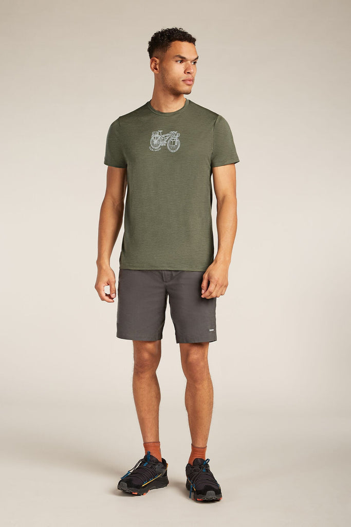 Mens Merino 150 Tech Lite Short Sleeve T-Shirt Adventure Ride Loden 0A576I