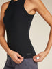 Womens Merino Blend Rib Lotus Tank Black 0A5779