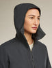 Womens Shell+™ Cotton Elevation Windbreaker Jacket Obsidian  0A577R