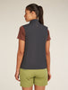 Womens Shell+™ Cotton Elevation Windbreaker Vest Obsidian  0A577T