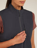 Womens Shell+™ Cotton Elevation Windbreaker Vest Obsidian  0A577T