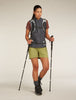 Womens Shell+™ Cotton Elevation Windbreaker Vest Obsidian  0A577T