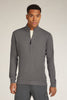 Mens Merino 260 Waffle Knit Wander Long Sleeve Half Zip Obsisian  0A577U