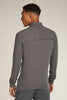 Mens Merino 260 Waffle Knit Wander Long Sleeve Half Zip Obsisian  0A577U