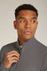 Mens Merino 260 Waffle Knit Wander Long Sleeve Half Zip Obsisian  0A577U