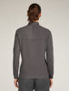 Womens 260 Waffle Knit Wander LLS  1/2Zip Top Obsidian  0A577V