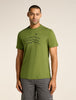 Mens Merino Blend 125 Cool-Lite™ Sphere Short Sleeve T-Shirt Across the Peaks